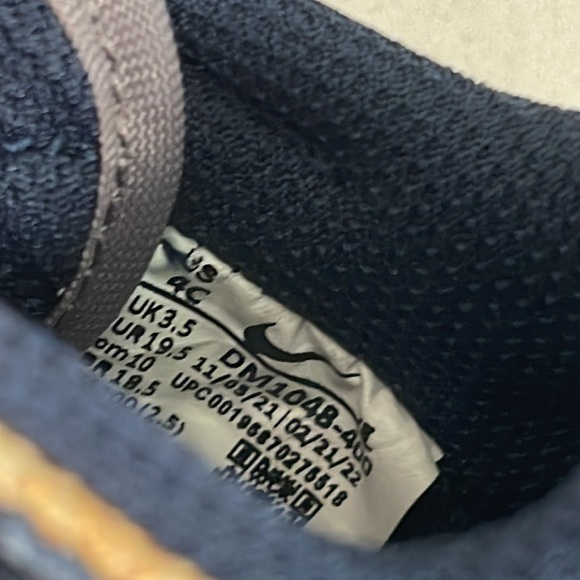 Nike Dunk Low Retro PRM Obsidian Graffiti (TD) Kids' Multicolor Sneakers Size 4 - Picture 14 of 17